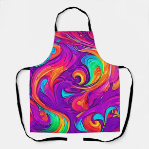 Colourful World: Flowy Patterns Apron