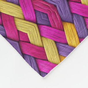 Colourful Woven Pattern Blanket