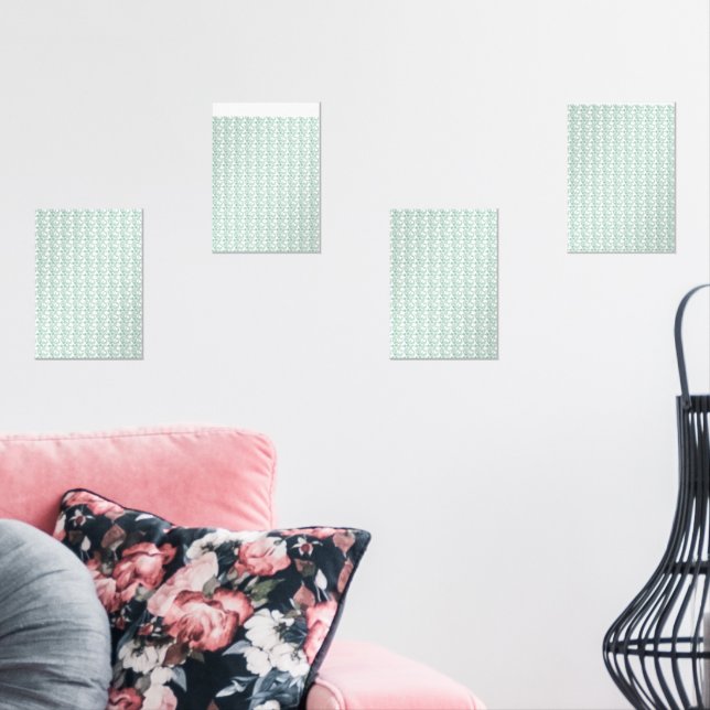 Colourful wrapping paper with a repeating pattern  (Livingroom)