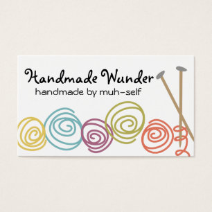 colourful yarn balls knitting needles business car