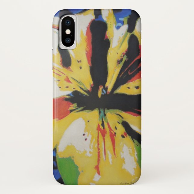 Colourful yellow black and red abstract  Case-Mate iPhone case (Back)