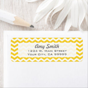 Colourful Yellow Chevron Zigzag Pattern