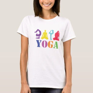 Colourful Yoga Design T-Shirt