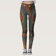 Colourful yoga pants