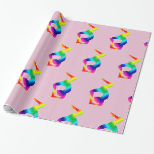 Colourful Yoga  Position Wrapping Paper