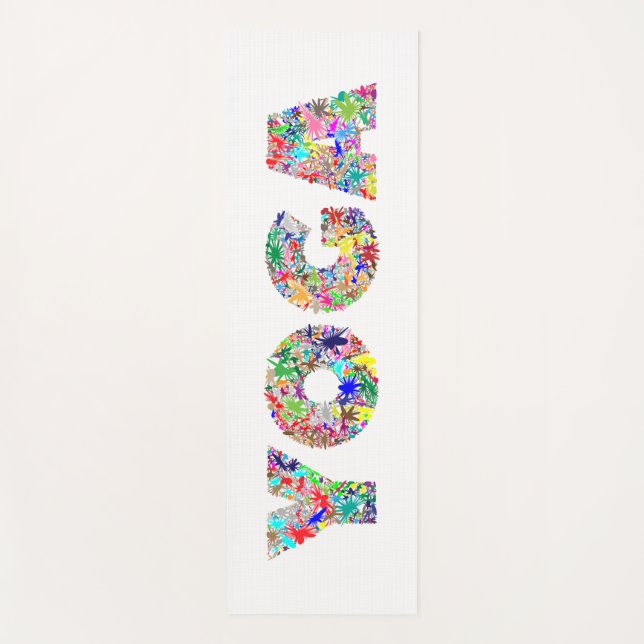 Colourful Yoga -  Yoga Mat (Front)