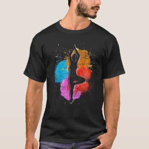 Colourful Yogi Spiritual Meditation Namaste Zen Bu T-Shirt