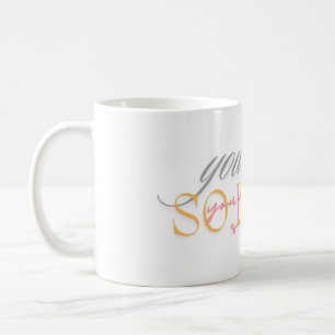 colourful you are so loved coffee mug