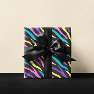 Colourful Zebra Pattern  Wrapping Paper