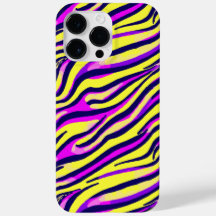 Colourful Zebra Print Stripe Abstract Pattern
