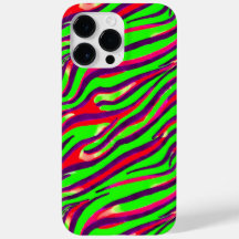 Colourful Zebra Print Stripe Abstract Pattern