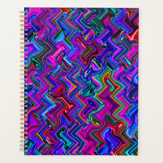 Colourful Zigzag #1 -  Planner (Front)
