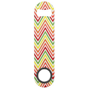 Colourful Zigzag Chevron Pattern Bar Key