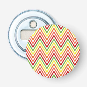 Colourful Zigzag Chevron Pattern Bottle Opener