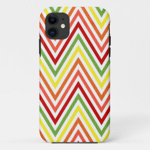 Colourful Zigzag Chevron Pattern iPhone 11 Case