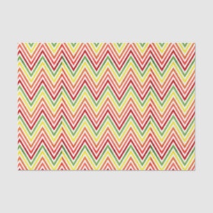Colourful Zigzag Chevron Pattern Tissue Paper