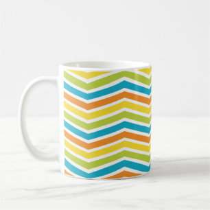 Colourful ZigZag Lines Coffee Mug