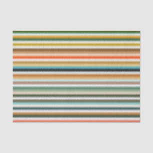 Colourful Zigzag Multicolored Pattern Tissue Paper