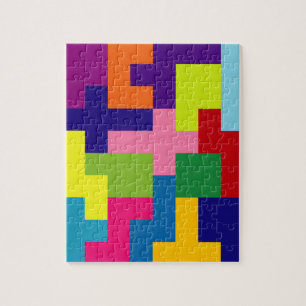 Colourfull puzzle head brain concept