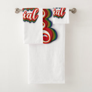 Colourfully Anti Social Bath Towel Set