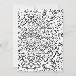 Colouring book, colouring book antistress holiday card
