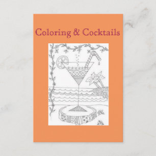 Colouring & Cocktails Girls Night Party Invitation