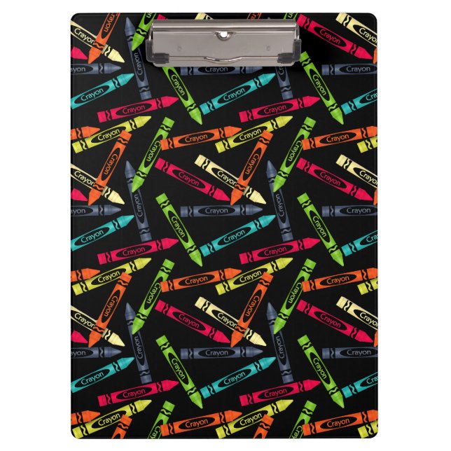 Colouring Crayons, You Customize This Clipboard (Front)