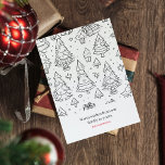 Colouring Outline Of Christmas Holiday Postcard<br><div class="desc">This colouring outline is perfect for spreading the joy of the season, whether you're a seasoned colouring enthusiast or looking for a fun activity to enjoy with family and friends. Embrace the holiday spirit as you add your personal touch to this merry illustration, making it a festive masterpiece to display...</div>