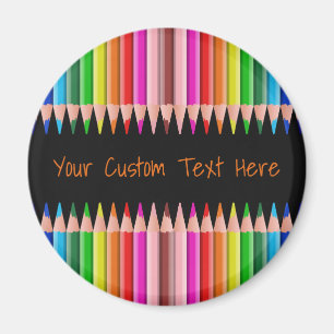 Colouring Pencils custom magnets