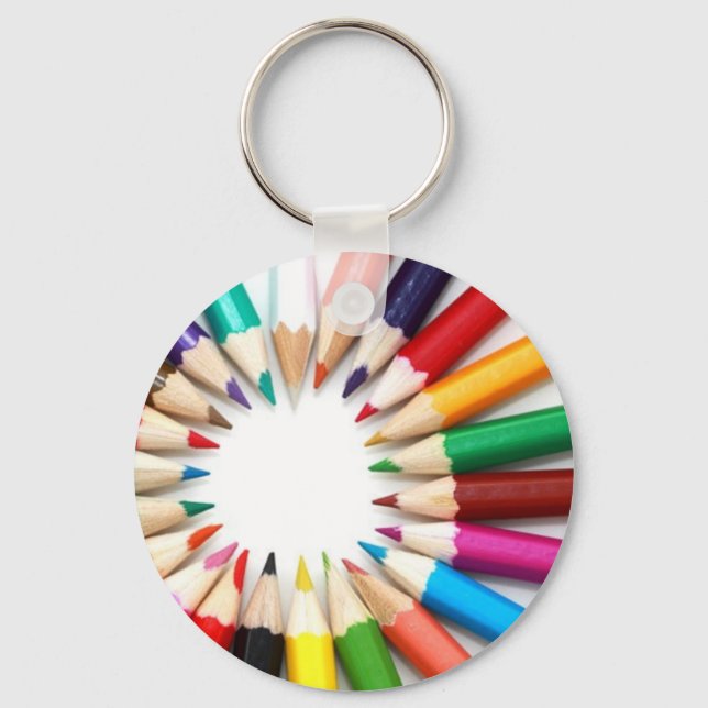 Colouring Pencils Keychain (Front)