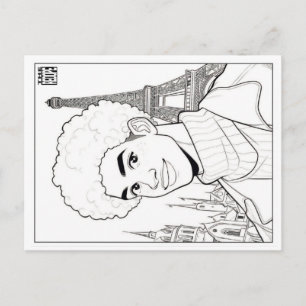 Colouring Post Card Spring 18