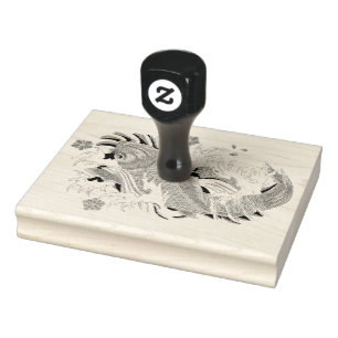 Colouring Stamp - Koi Carp Fish