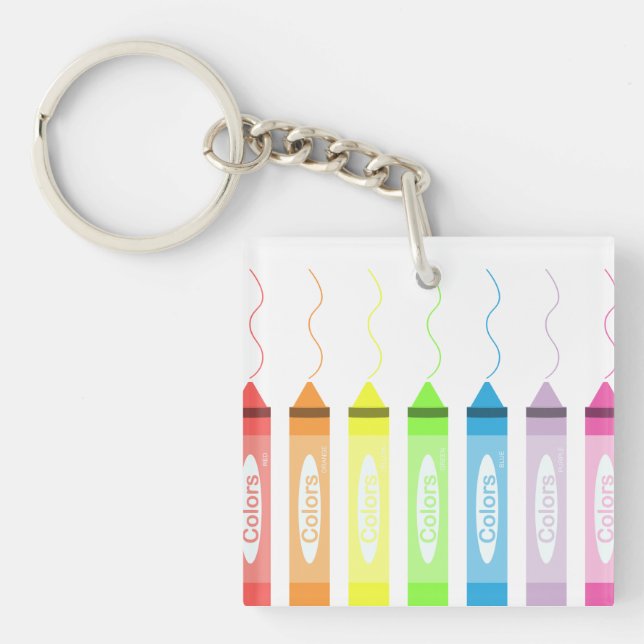 Colouring Time! Keychain (Front)