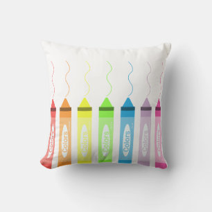 Colouring Time! Throw Pillow