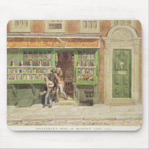 Colourman's Shop, St Martin's Lane, 1829 Mouse Pad