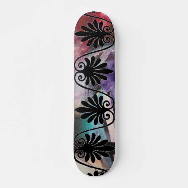 Colours and Border Skateboard (Front)