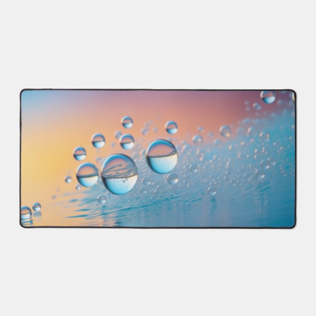 colours and bubbles desk mat (Front)