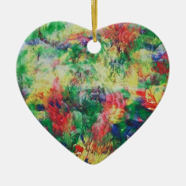 colours ceramic ornament (Front)