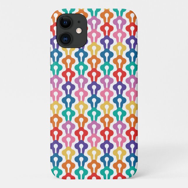 Colours Chain Case-Mate iPhone Case (Back)
