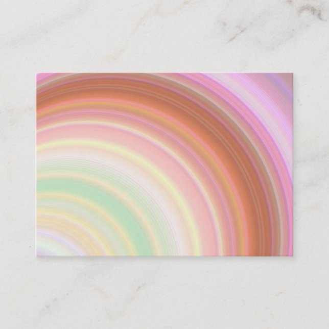 Colours Chubby Business Card (Front)