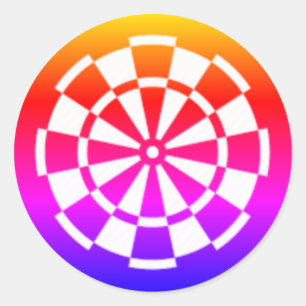 Colours Classic Round Sticker