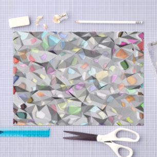 Colours Creased tissue paper