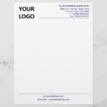 Colours Design Your Business Letterhead with Logo<br><div class="desc">Custom Colours - Simple Personalized Your Modern Business Office Letterhead with Logo - Choose / add your favourite elements and text colours / font and size ! Resize and move or remove and add elements - Image / text with customization tool ! Add Your Logo - Image - Photo /...</div>
