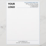 Colours Framed Business Letterhead with Logo<br><div class="desc">Choose Colours and Font - Your Modern Business Office Letterhead with Logo - Add Your Logo - Image / Business Name - Company / Address - Contact Information - Resize and move or remove and add elements / image with customization tool. Choose colours / font / size ! Good Luck...</div>