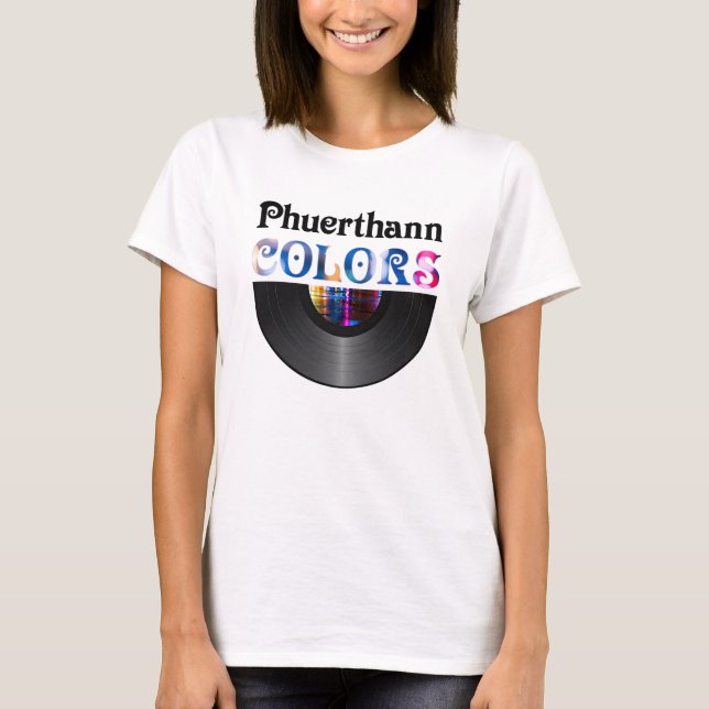 "Colours" Half-Vinyl Album T-Shirt (Front)