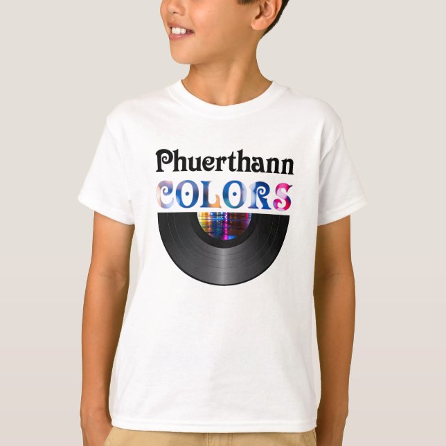 "Colours" Half-Vinyl Album T-Shirt (Front)