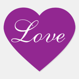 Colours Invites Purple Love Wedding Seals