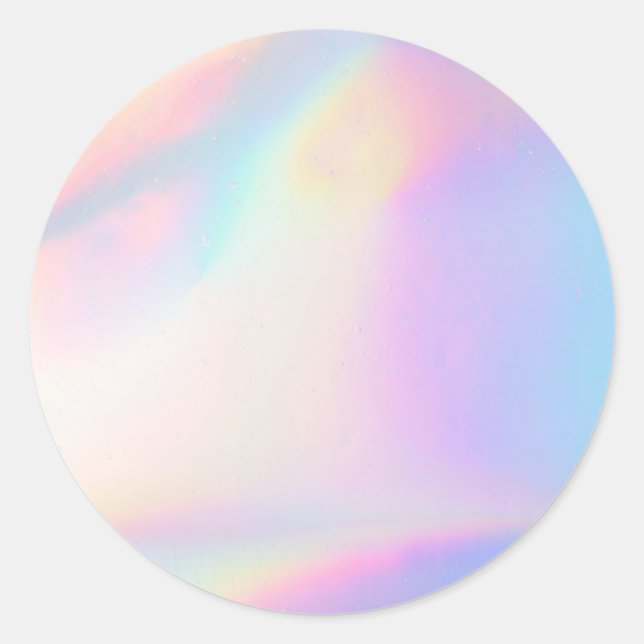 Colours Lights Custom Trendy Classic Round Sticker (Front)