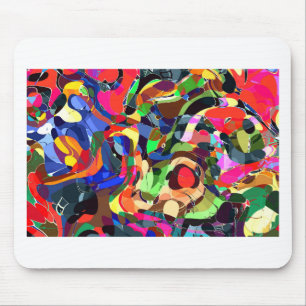 Colours mashup mouse pad