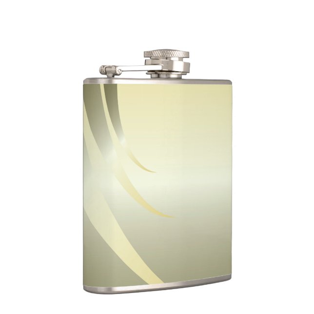 colours of a summer sunset hip flask (Right)